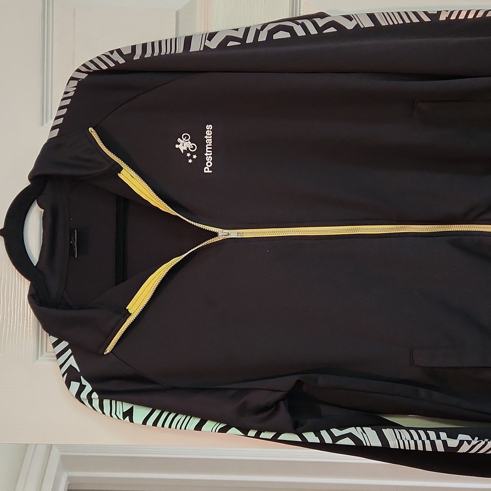 Postmates Sz M Like New Light Weight Jacket Cosplay Delivery Costume Halloween - Picture 3 of 7